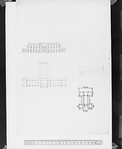 Projet, plans et élévation.