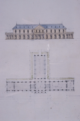 Projet, plans et élévation.