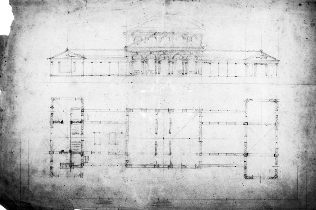 Projet, plan et élévation.