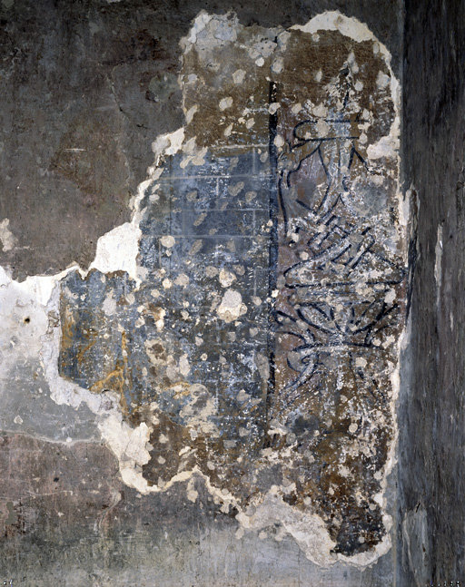 Maison n° 39 rue du Maréchal Joffre, 2e étage, décor peint.