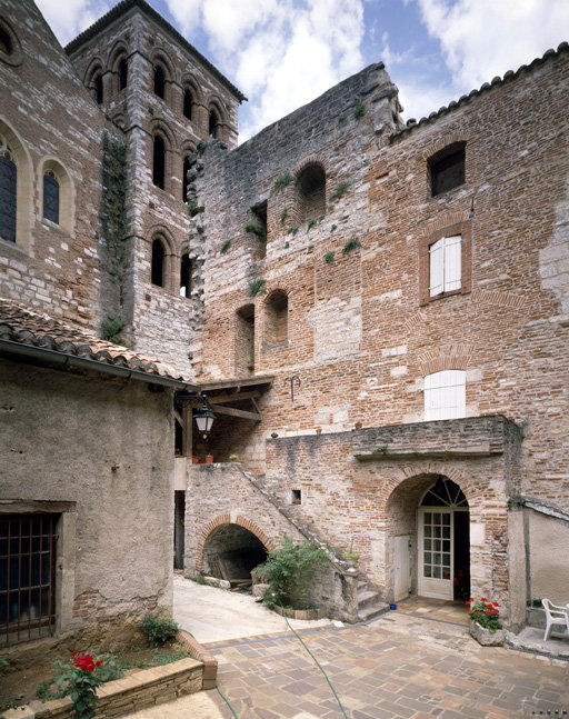 Elévation sur cour, ouest (parcelle C.D. 320-321)