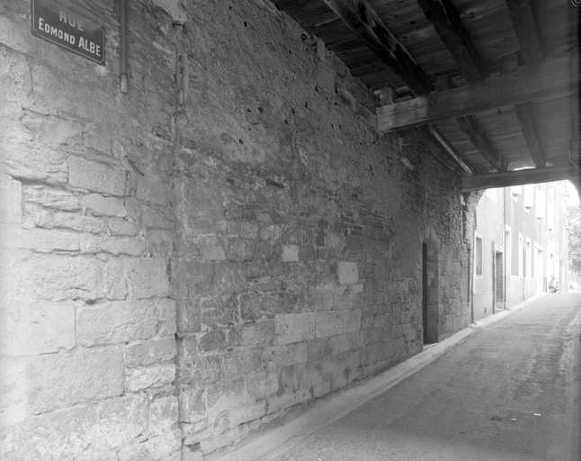 Passage rue E. Albe, élévation latérale sud (parcelle cadastrale 318)