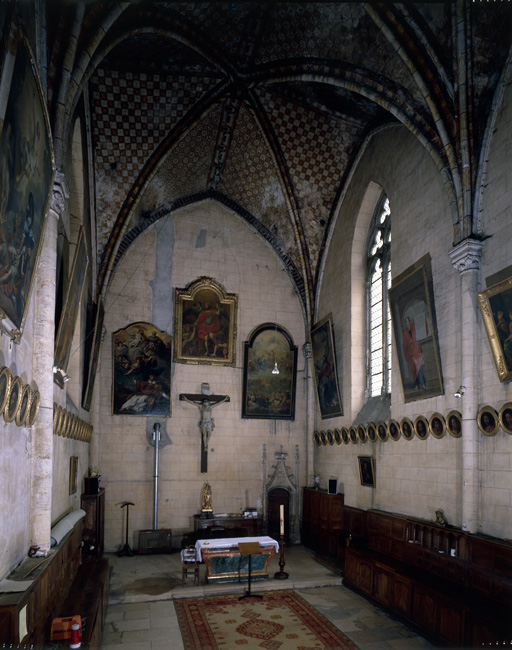 Grande sacristie, vue intérieure : ensemble depuis en direction de l'est.