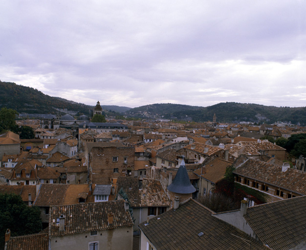 Vue vers le sud à partir de la tour du château du Roi.