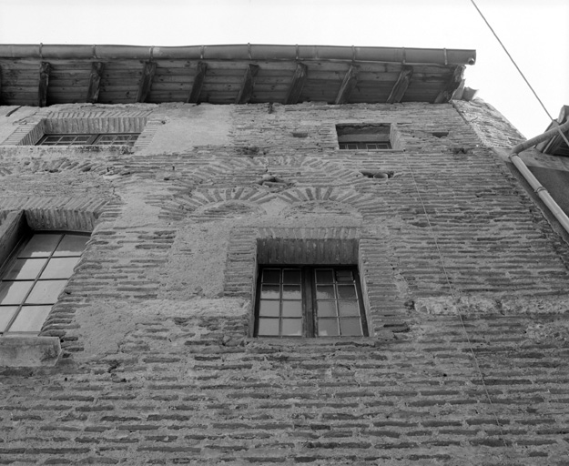 Elévation sur la rue, détail : 1er étage