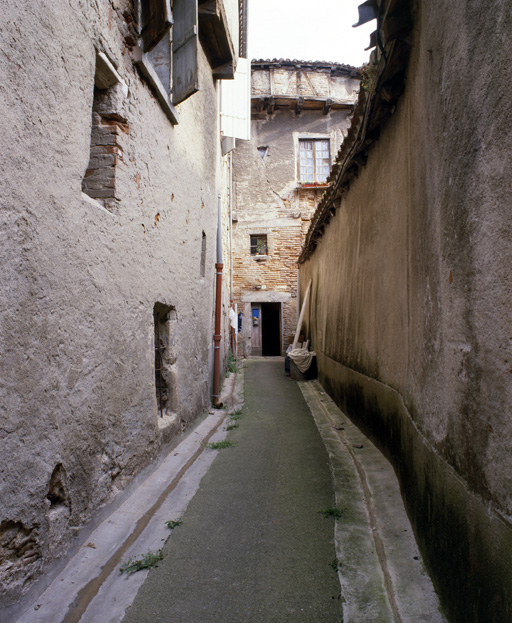 Impasse Josselin : vue d'ensemble depuis la parcelle 175, en direction du sud.