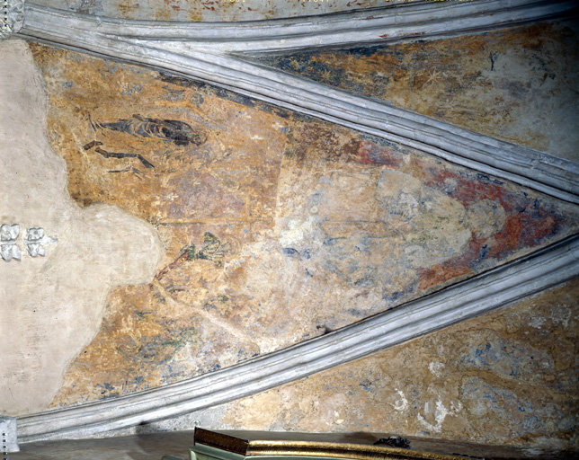 Chapelle du Bienheureux Perboyre : décor peint de la voûte