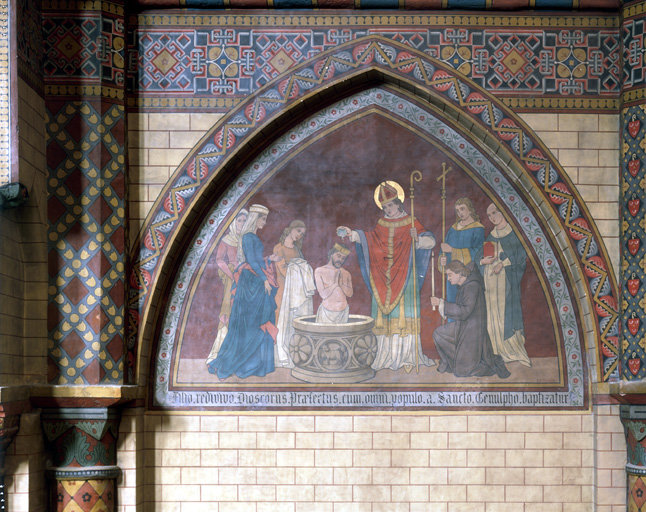 Peinture monumentale du choeur