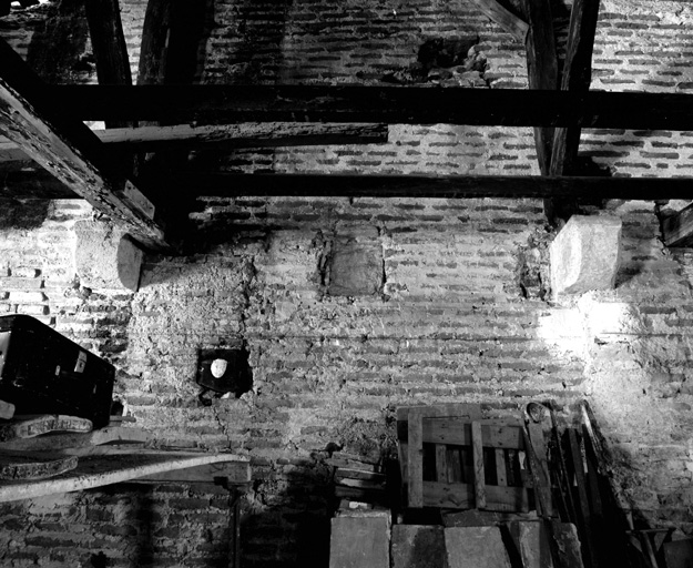 N° 62, troisième étage, mur ouest : détail