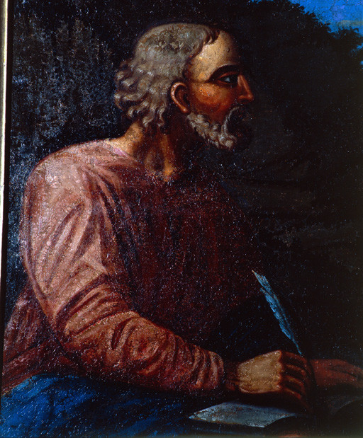 Détail d'un tableau : saint Marc