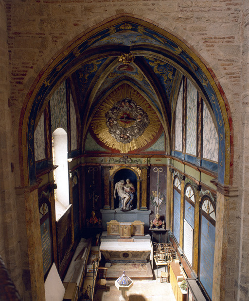 Chapelle Jean XXII, vue depuis la tribune d'orgue