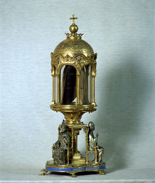 Reliquaire-monstrance, néo-gothique, de la Sainte Coiffe