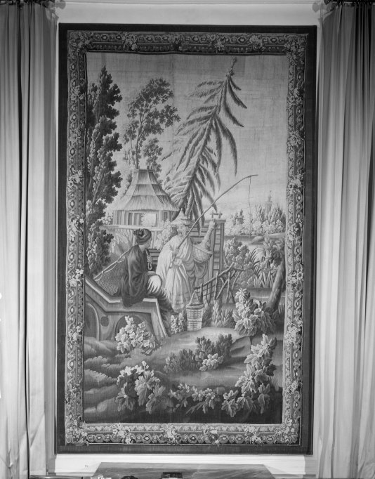 Pièce murale : Scène de pêche