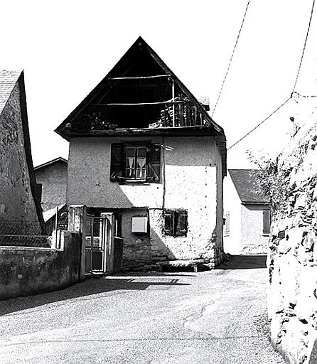 Elévation antérieure du logis (sud).