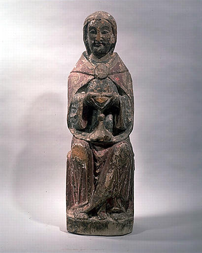 Statue (statuette) : Christ, dit Christ sacerdotal