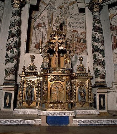 Tabernacle (tabernacle à ailes et dais d'exposition)