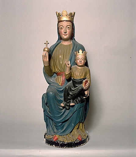 Statue (demi-nature) : Vierge à l'Enfant