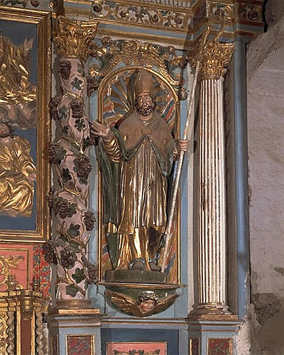 Statues (2) (petite-nature) : Saint Calixte, saint Bertrand de Comminges