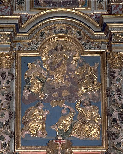 Retable (retable architecturé, retable à ailes), du maître-autel