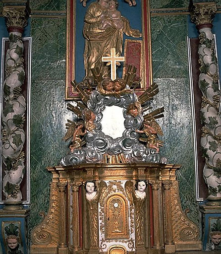 Tabernacle (tabernacle à dais d'exposition), du maître-autel