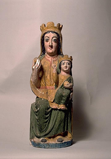 Statue (demi-nature) : Vierge à l'Enfant