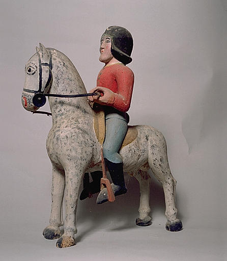 Statue (statuette) : Saint Calixte, dite saint Jacques à cheval