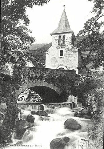 Vue ancienne prise du sud ouest. Carte postale.