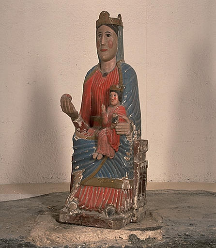 Statue (demi-nature) : Vierge à l'Enfant