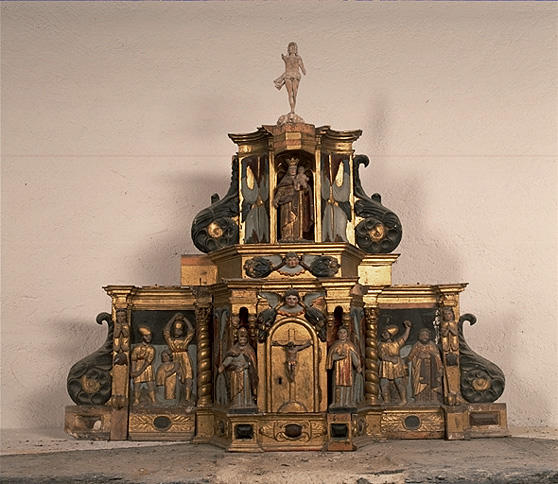 Tabernacle (tabernacle à ailes et dais d'exposition), du maître-autel