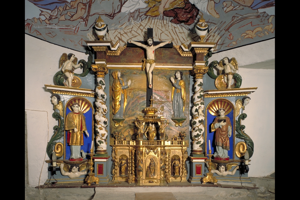 Retable (retable à ailes, retable architecturé à niche), du maître-autel