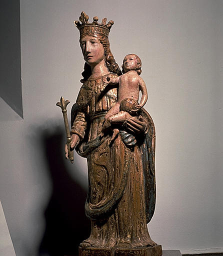 Statue (statuette) : Vierge à l'Enfant (1)