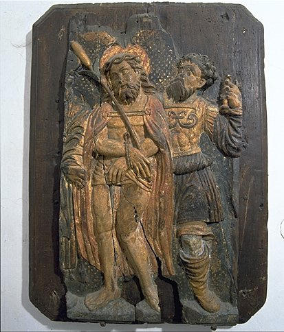 Bas-relief : Jésus présenté au peuple