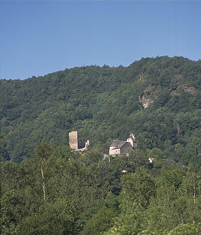 Le château et l'église.