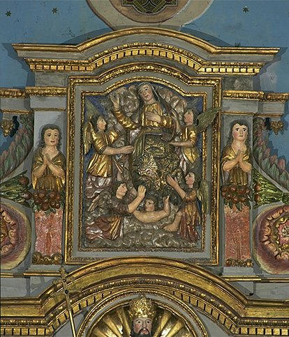 Retable (retable à ailes, retable architecturé à niche), du maître-autel