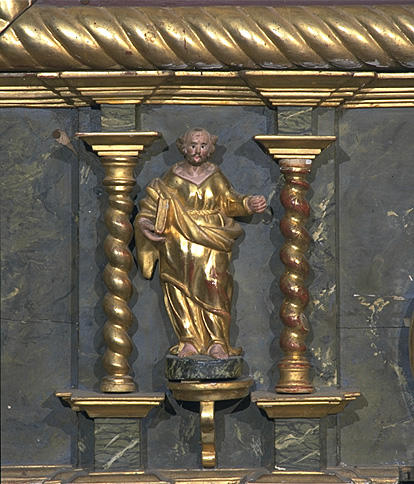 Statues (2) (statuette, en pendant) : Saint Marcel, Saint Paul