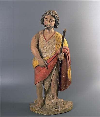 Statue (statuette) : Saint Jean Baptiste (1)