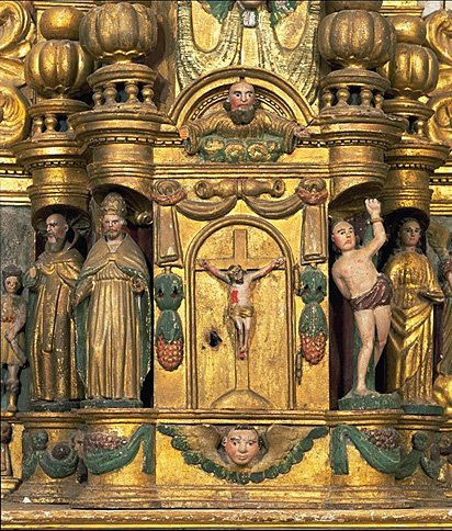 Tabernacle, exposition (tabernacle à ailes et dais d'exposition)