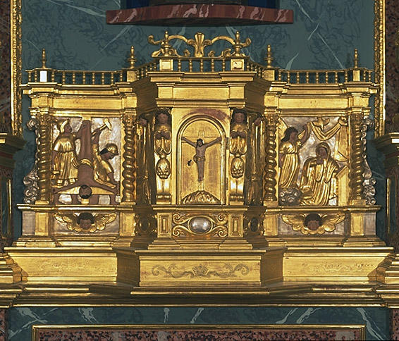 Tabernacle (tabernacle à ailes), du maître-autel