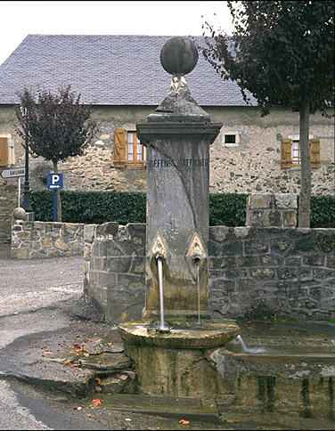 Vue de la fontaine.