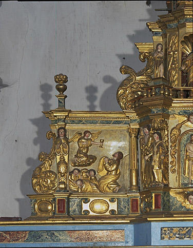 Tabernacle, exposition (tabernacle à ailes et dais d'exposition) : DU MAITRE AUTEL, du maître-autel