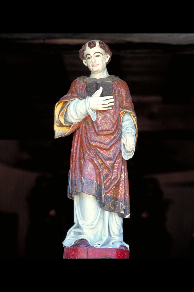 Statue (statuette) : Saint Vincent de Saragosse