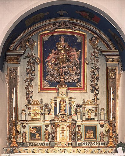 Retable (retable cadre), du maître-autel