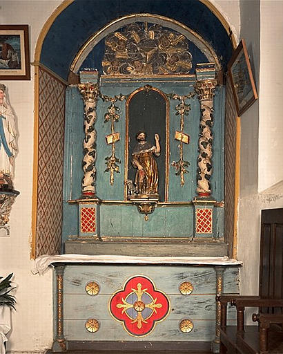 Retable (retable architecturé) (1), de saint Roch