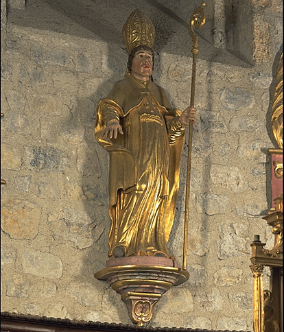 Statue : saint Eutrope (?)