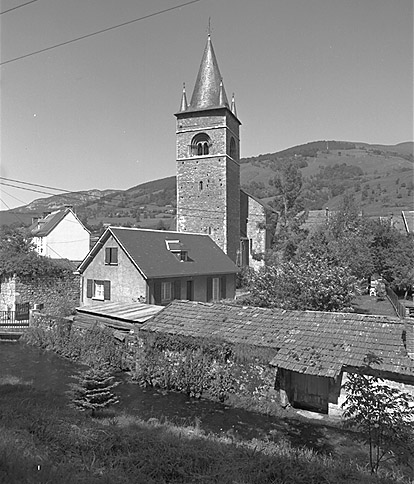 Vue du clocher depuis l'ouest.