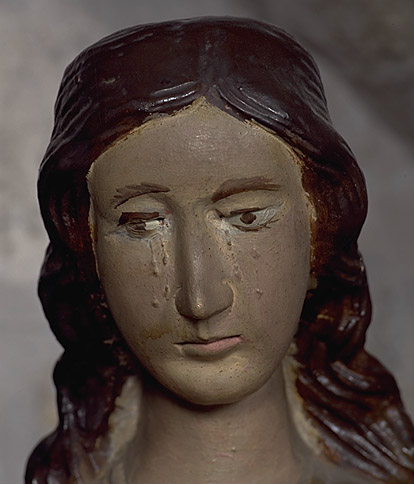 Visage de sainte Marie-Madeleine.