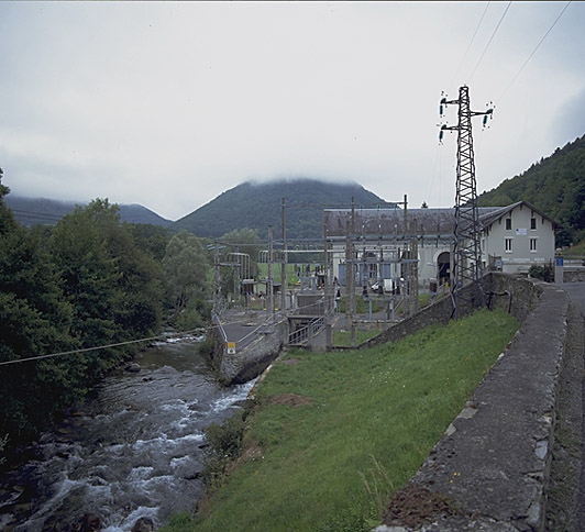 Vue générale depuis la route d'Arreau.