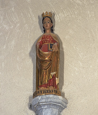 Statue:sainte Catherine d'Alexandrie