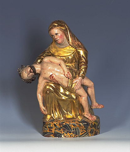 Groupe sculpté : Vierge de Pitié