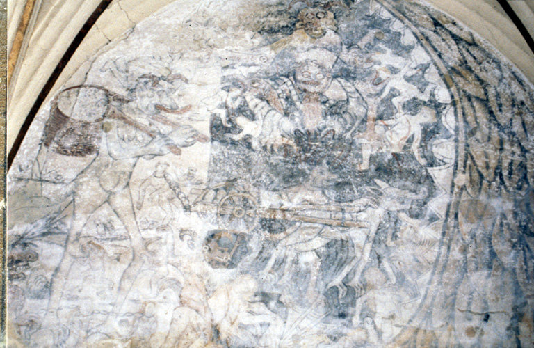Mur ouest de la chapelle.